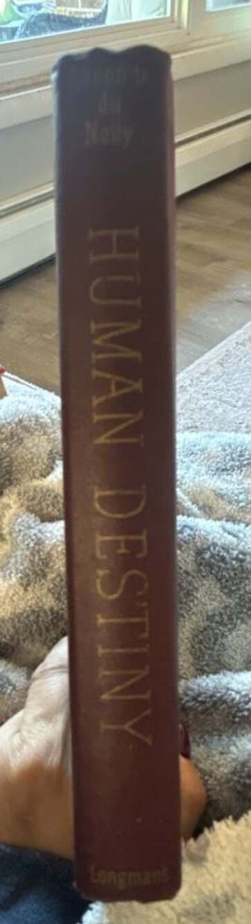Human Destiny by Lecomte du Nouy Hardcover Book